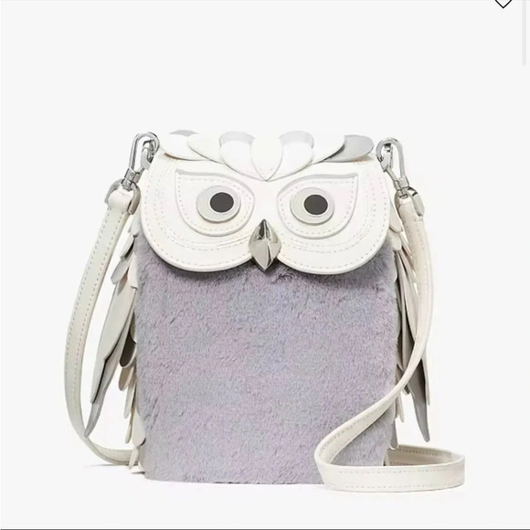 Kate Spade KE579 Hoot 3D Owl Crossbody - Picture 1 of 2